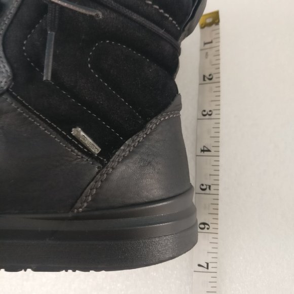 ECCO GORETEX WINTER BOOT, LACE UP/WATERPROOF,BLACK FULLY LINED 37/6US/4UK - Picture 8 of 8